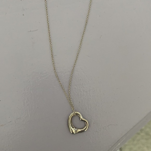 Tiffany open heart pendant - Picture 3 of 5